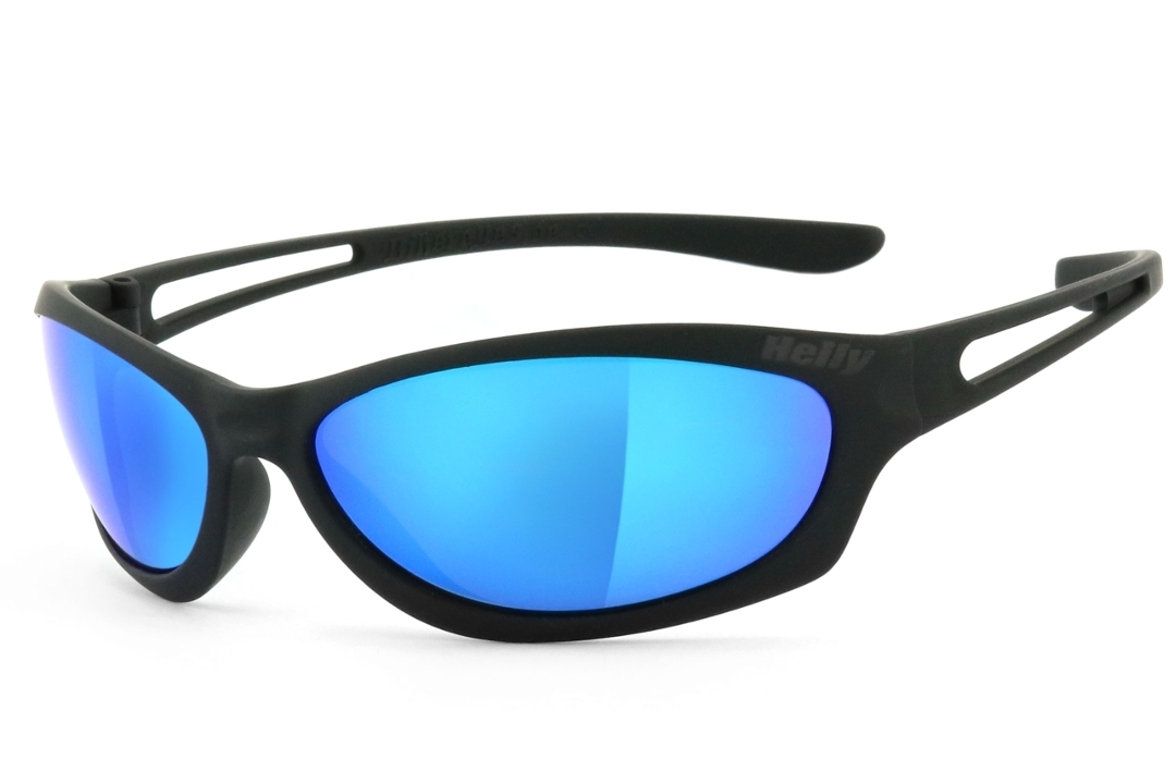 солнцезащитные очки 100% голубой синий Очки Helly Bikereyes Flyer Bar 3 солнцезащитные, синий