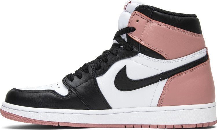 Nike air jordan 1 rust sales pink