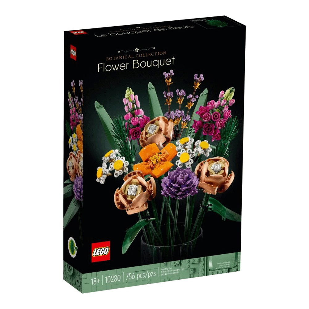 Конструктор LEGO Icons Букет цветов 10280, 756 деталей
