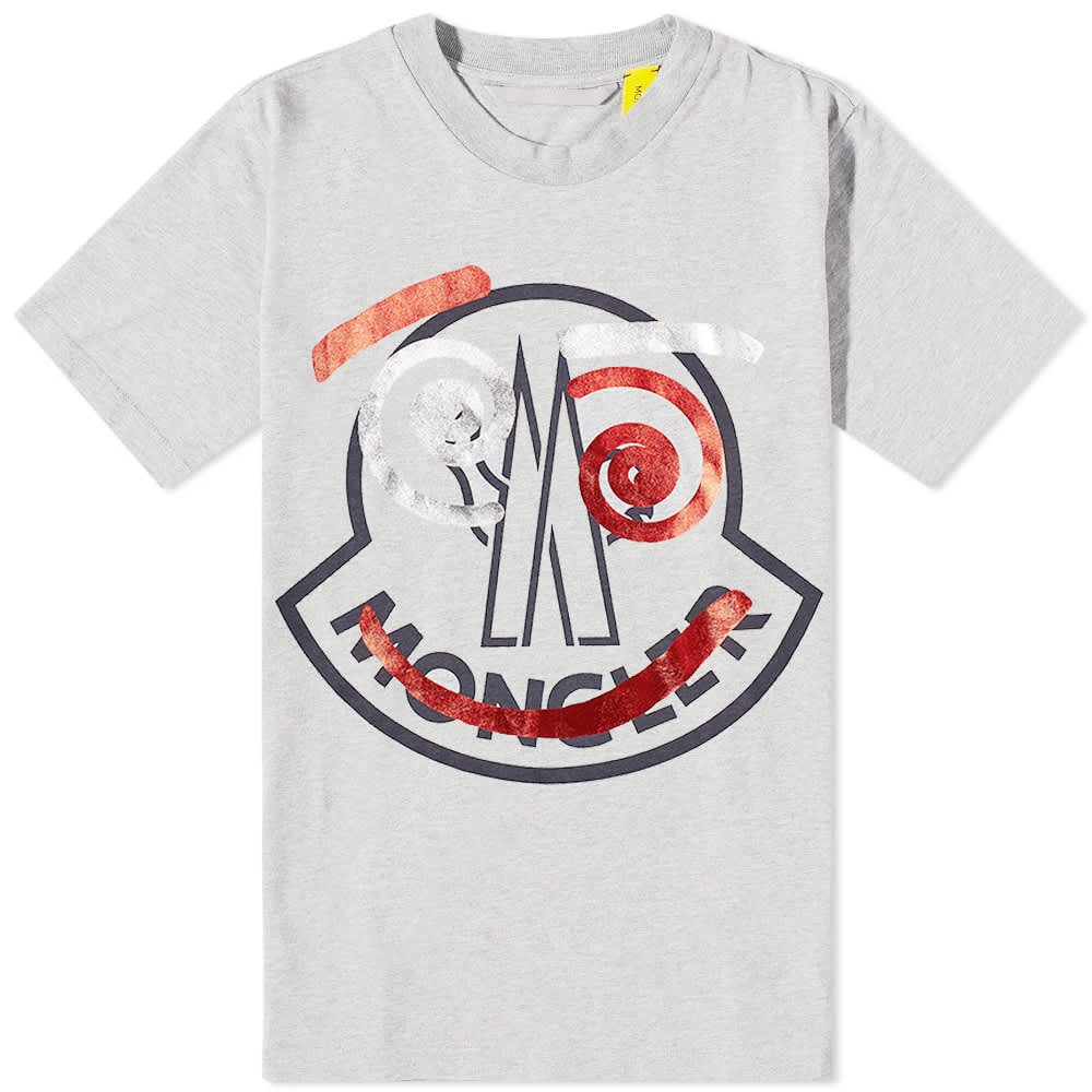 

Футболка Moncler Genius Smiley Logo Tee, Серый