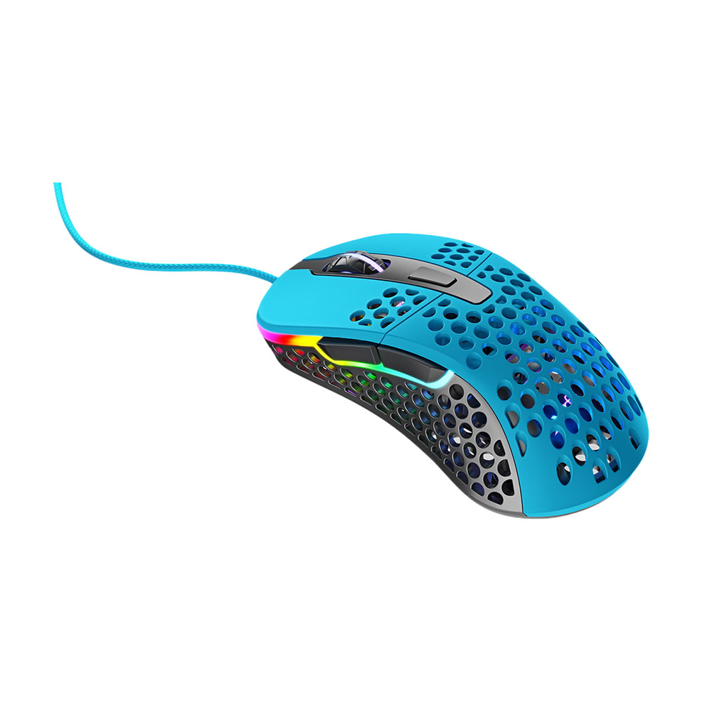 Игровая мышь Xtrfy M4 RGB, голубой клавиатура xtrfy k4 rgb