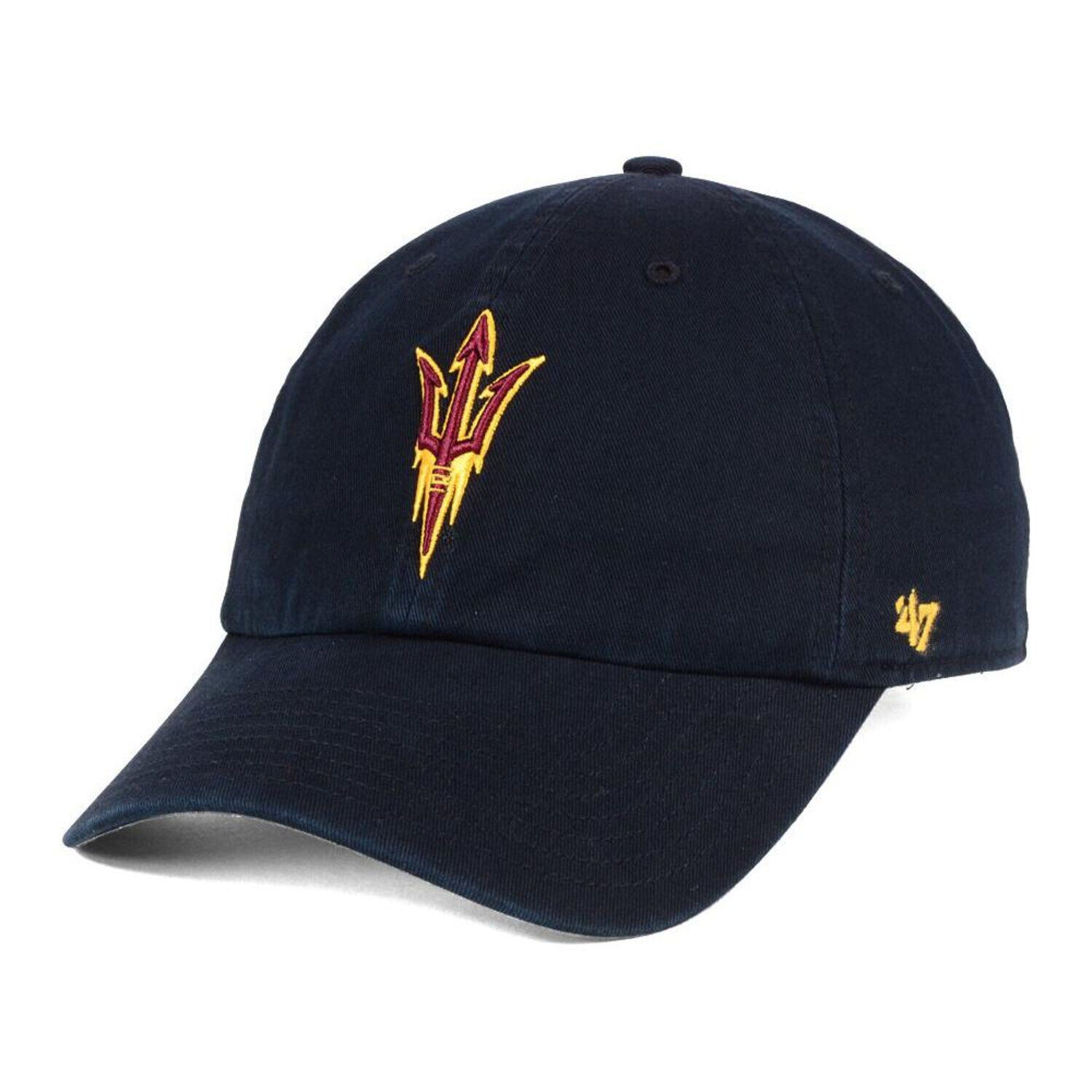 

Регулируемая бейсболка Arizona State Sun Devils '47 Clean Up - черная