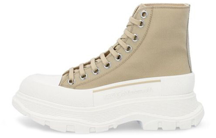 

Ботинки Tread Slick, бежевые, белые, женские Alexander Mcqueen