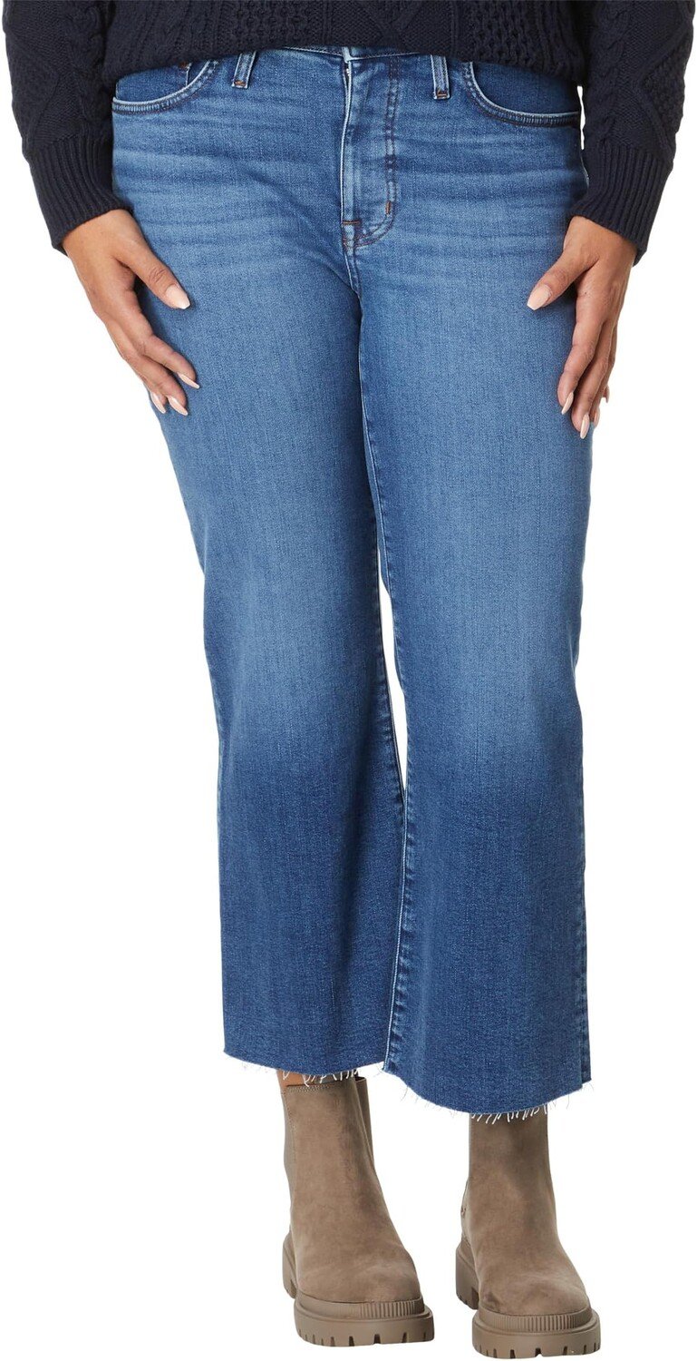 

Джинсы Plus Kick Out Crop Jeans in Brinton Wash: Raw-Hem Edition Madewell, цвет Brinton Wash
