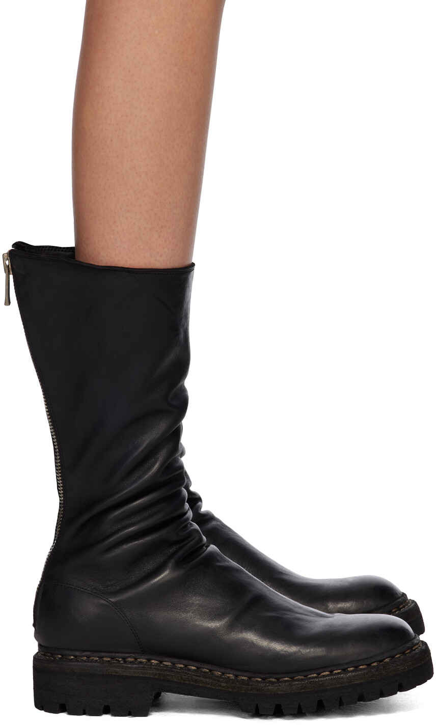 

Черные ботинки 789V_N Guidi