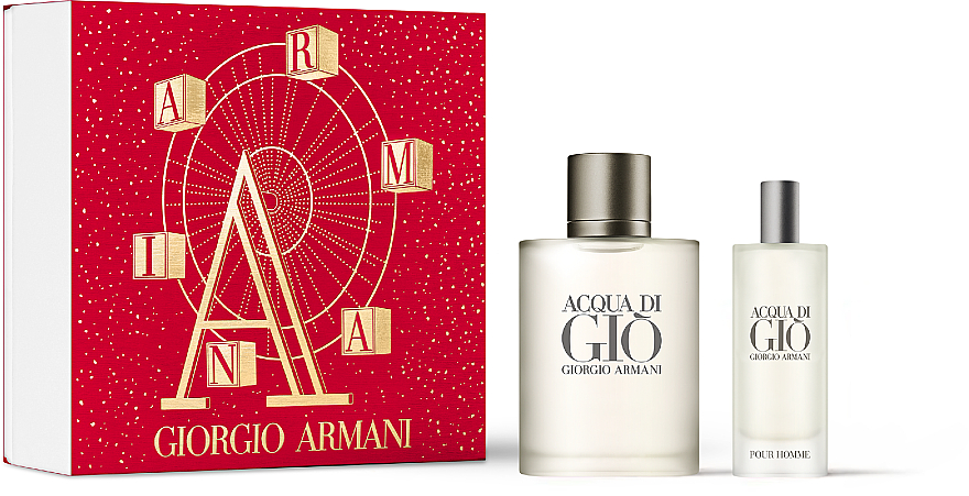 Парфюмерный набор Giorgio Armani Acqua di Gio Pour Homme, 2 предмета - фото