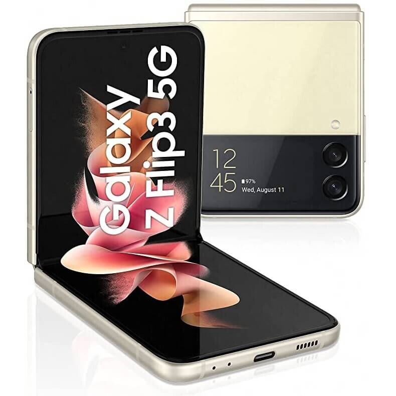 

Смартфон Samsung Galaxy Z Flip 3 8/128GB, (Nano-Sim + E-Sim), бежевый