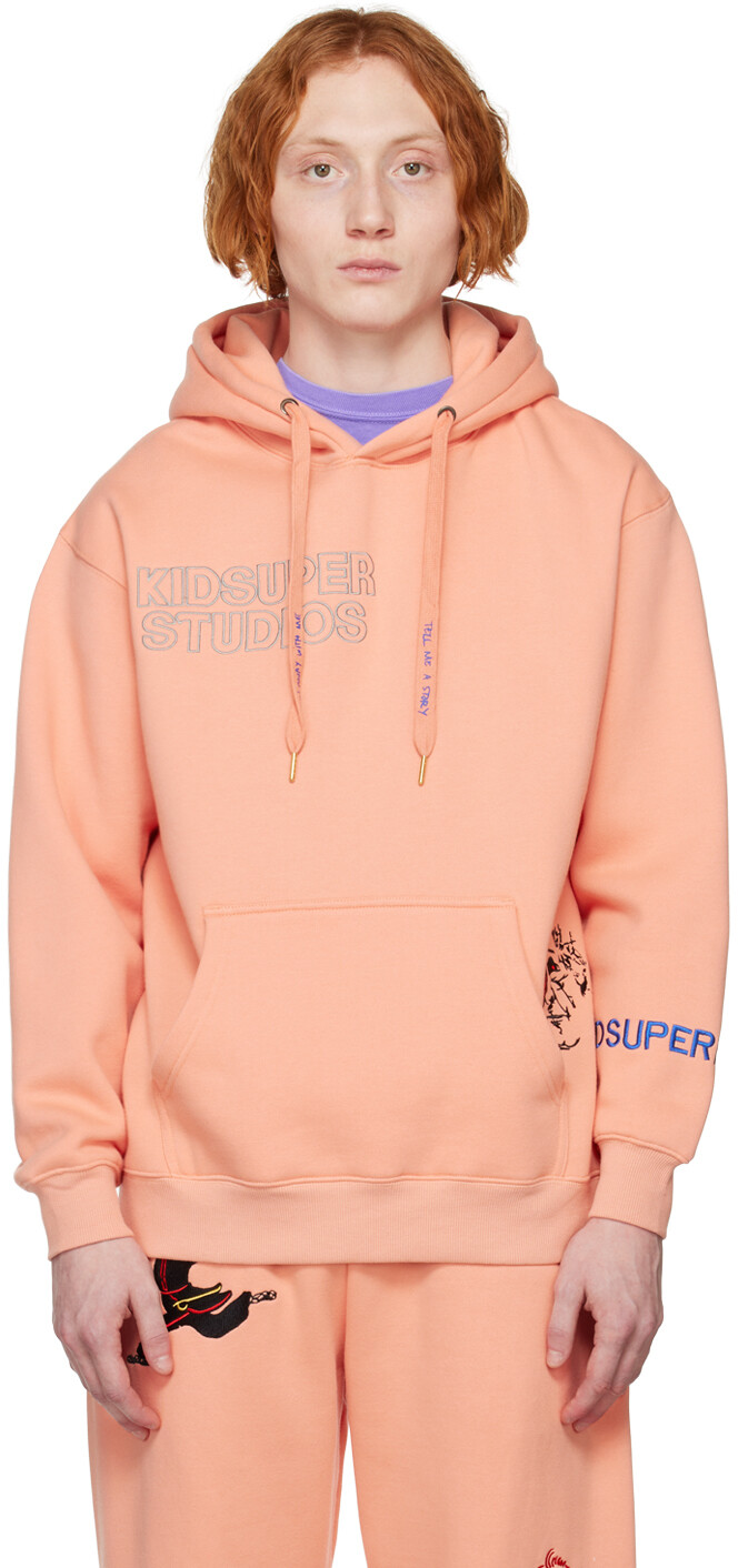 

Розовый суперхуди KidSuper