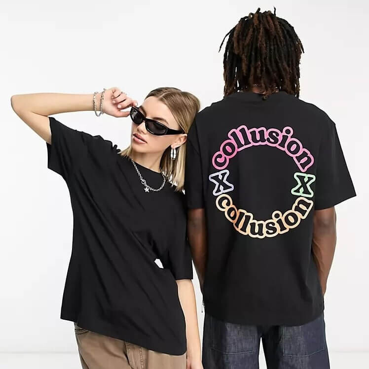 

Футболка Collusion Unisex Large Back Branded, черный