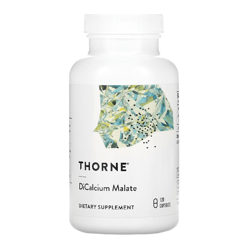 Дикальций малат Thorne Research 250 мг, 120 капсул дикальций малат 120 капсул в растительной оболочке