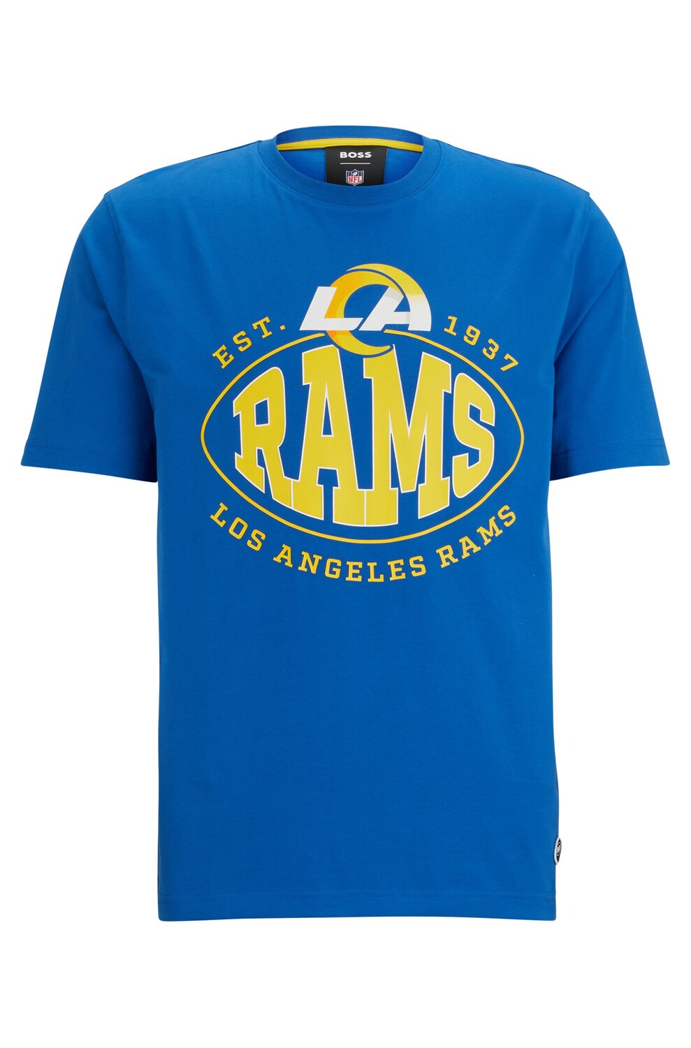 

Футболка Boss X Nfl Stretch-cotton Collaborative Branding, Rams