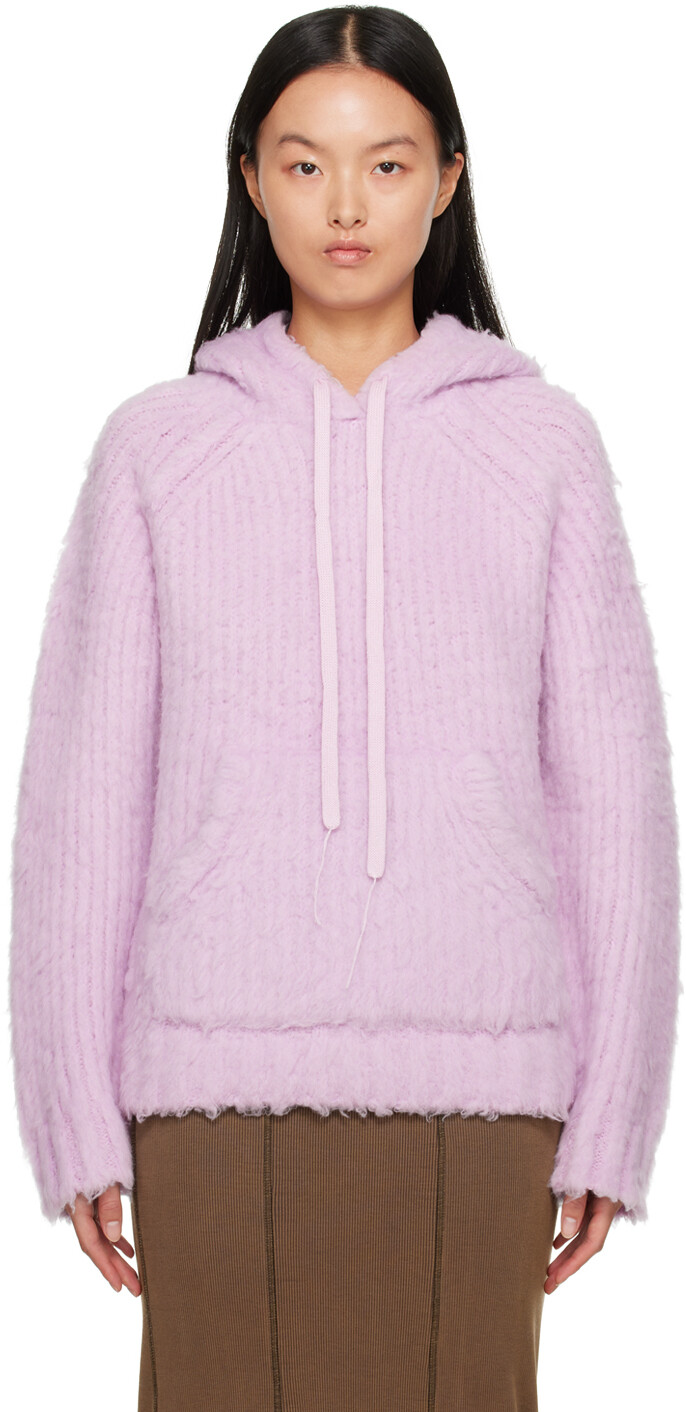 

Фиолетовый худи с начесом Acne Studios