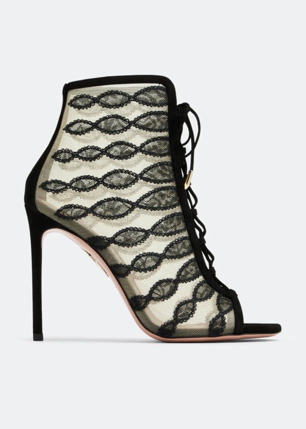 

Ботильоны AQUAZZURA After Dark 105 booties, черный