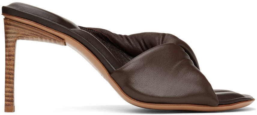 

Коричневые босоножки на каблуке Les Mules Bagnu Jacquemus