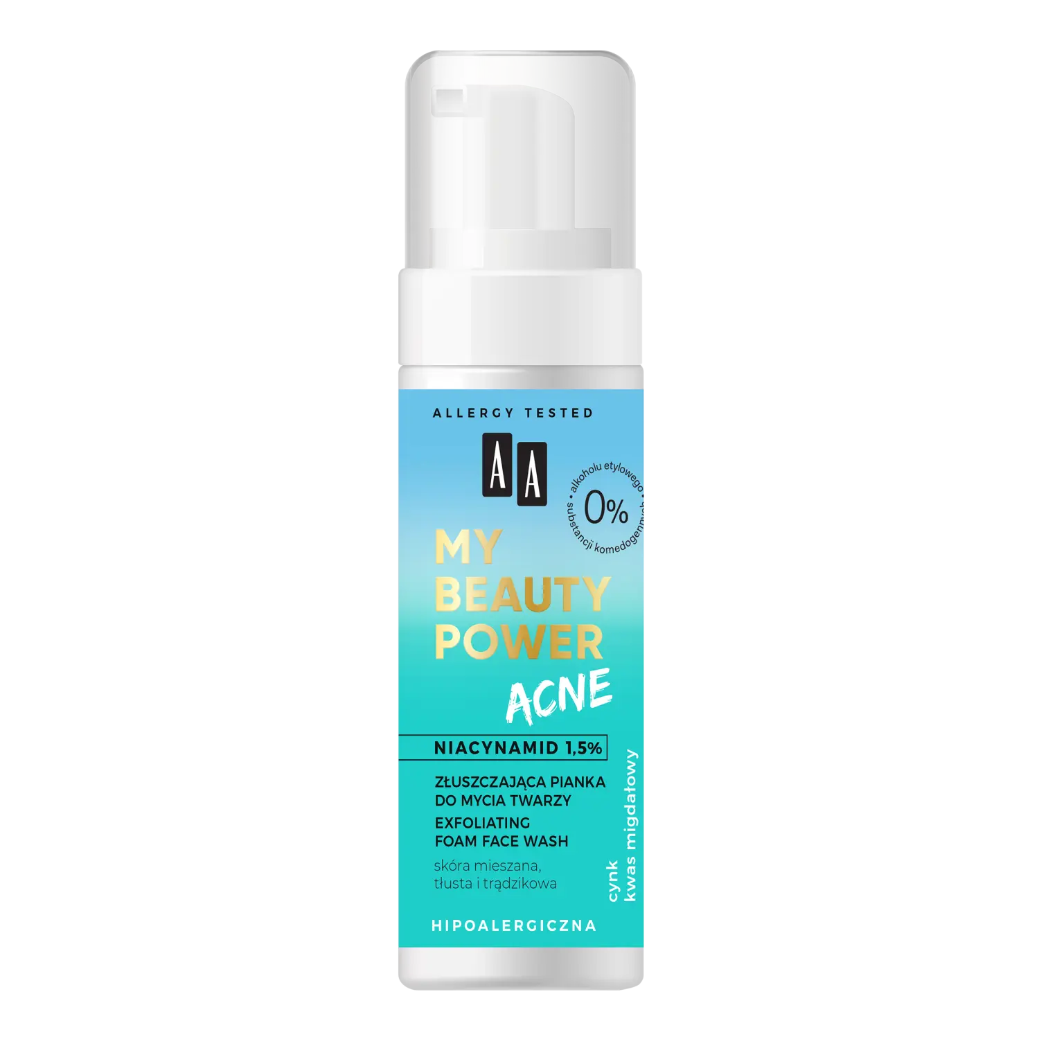 

AA My Beauty Power Acne отшелушивающая пенка для лица, 150 мл