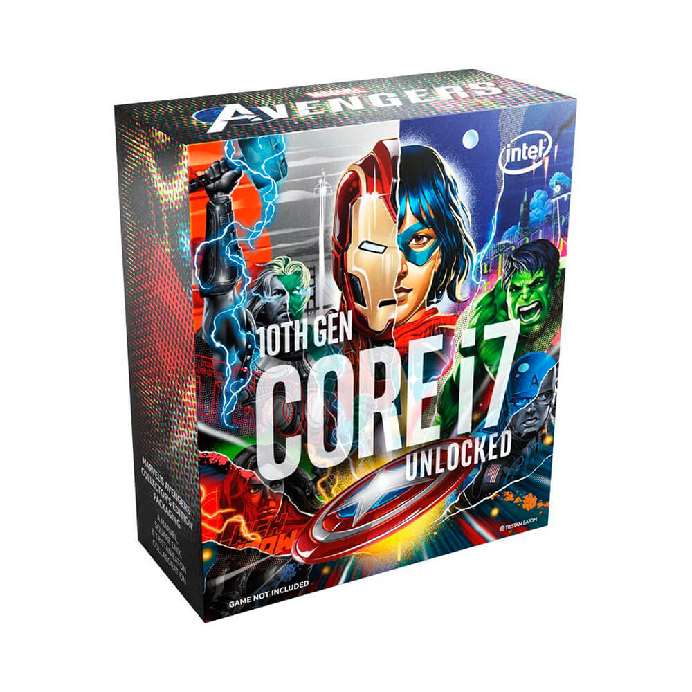Процессор Intel Core i7-10700K Marvel`s Avengers Collector`s Edition BOX (без кулера) процессор intel core i7 10700k marvel s avengers collector s edition box без кулера