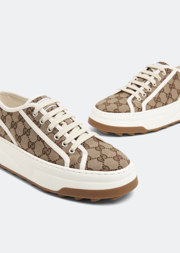 

Кроссовки GUCCI Tennis Treck sneakers, бежевый