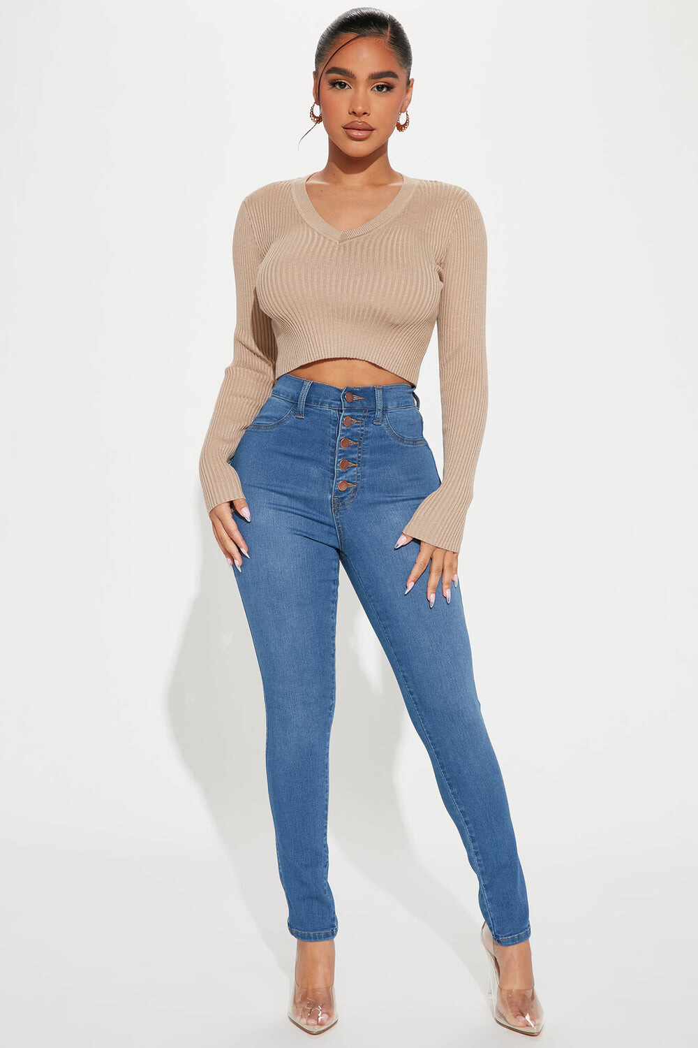 

Джинсы скинни Fashion Nova P1691P, синий