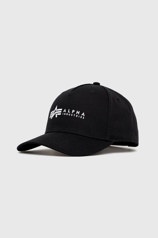 

Хлопчатобумажная шапка Alpha Industries, черный