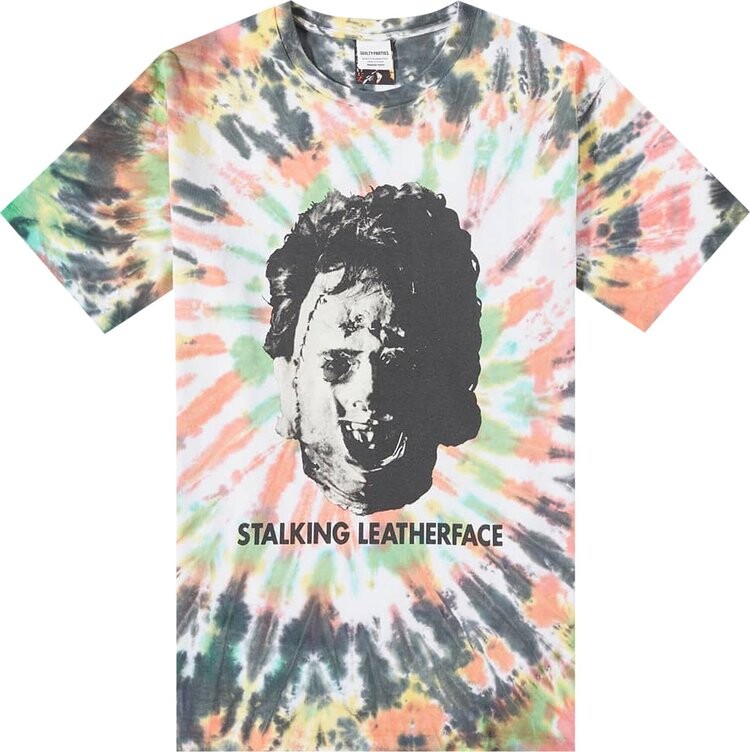 

Футболка Wacko Maria The Texas Chainsaw Massacre Tie Dye Crew Neck T-Shirt 'Multicolor', разноцветный, Серый