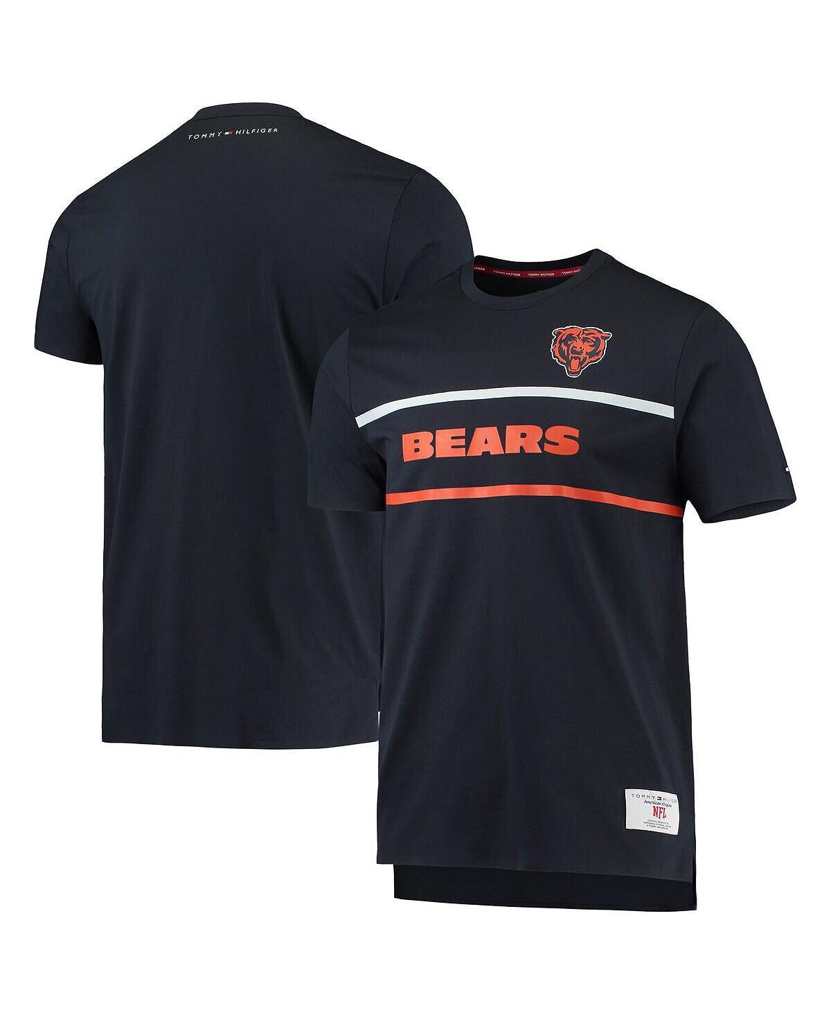 

Мужская темно-синяя футболка chicago bears the travis Tommy Hilfiger, синий