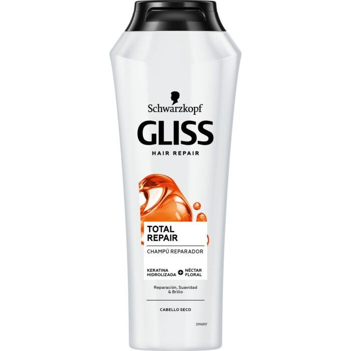 

Шампунь Champú Reparación Total Cabello Seco Gliss, 2 x 250 ml