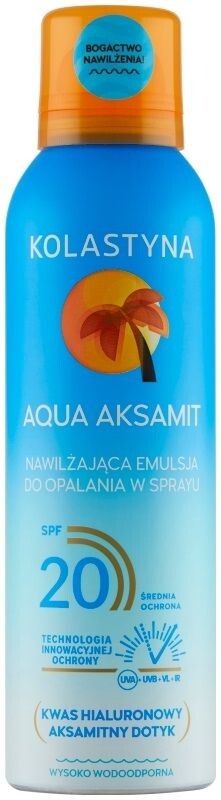 

Kolastyna Sun Aqua Aksamit SPF20 дубильная эмульсия, 150 ml