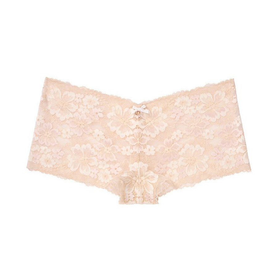 

Трусы Victoria's Secret Body By Victoria Lace Boyshort, светло-бежевый