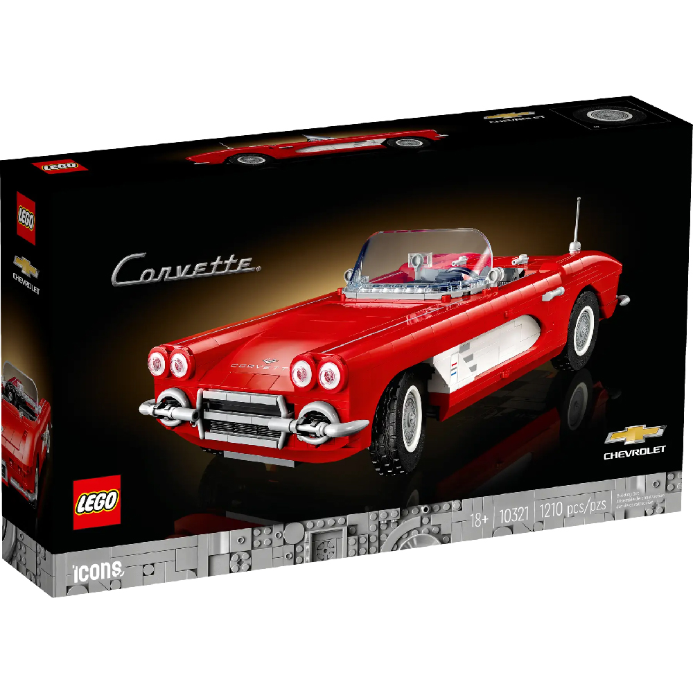 цена Конструктор Lego Corvette 10321, 1210 деталей