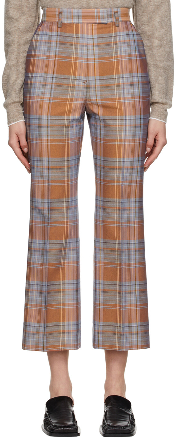 

Сине-оранжевые брюки Patrina Acne Studios