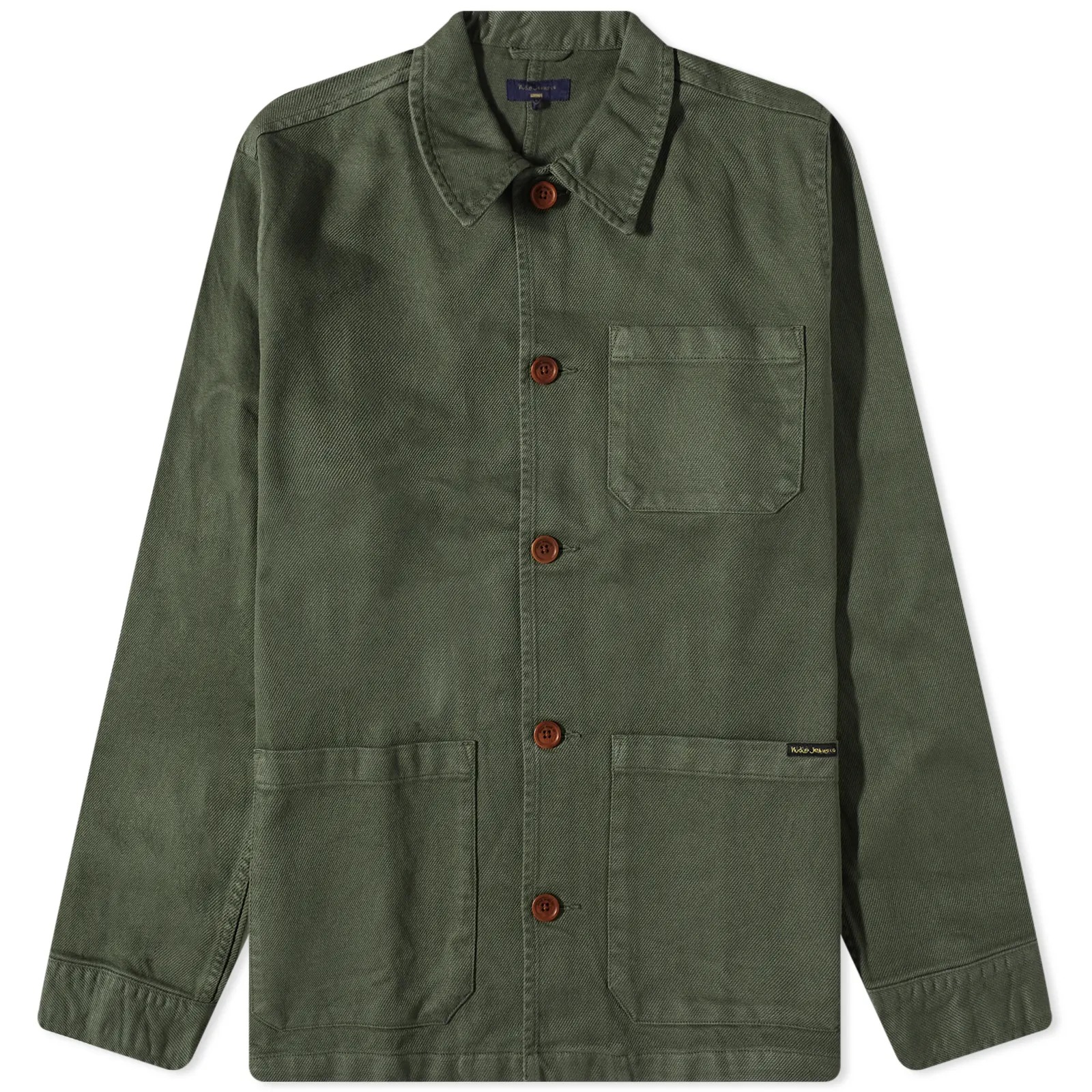Куртка Nudie Barney Worker, темно-зеленый