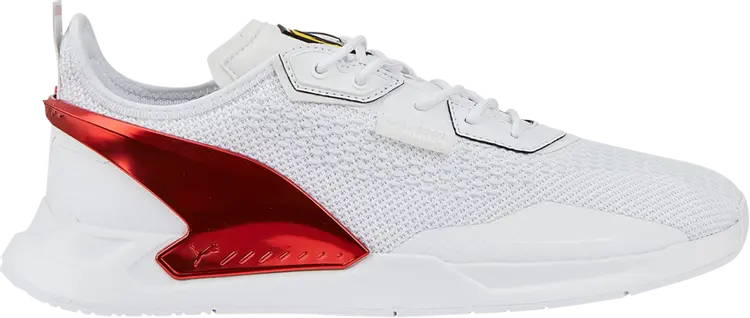 Кроссовки Puma Scuderia Ferrari x IONSpeed Motorsport White Rosso Corsa, белый кроссовки puma scuderia ferrari x neo cat motorsport rosso corsa красный