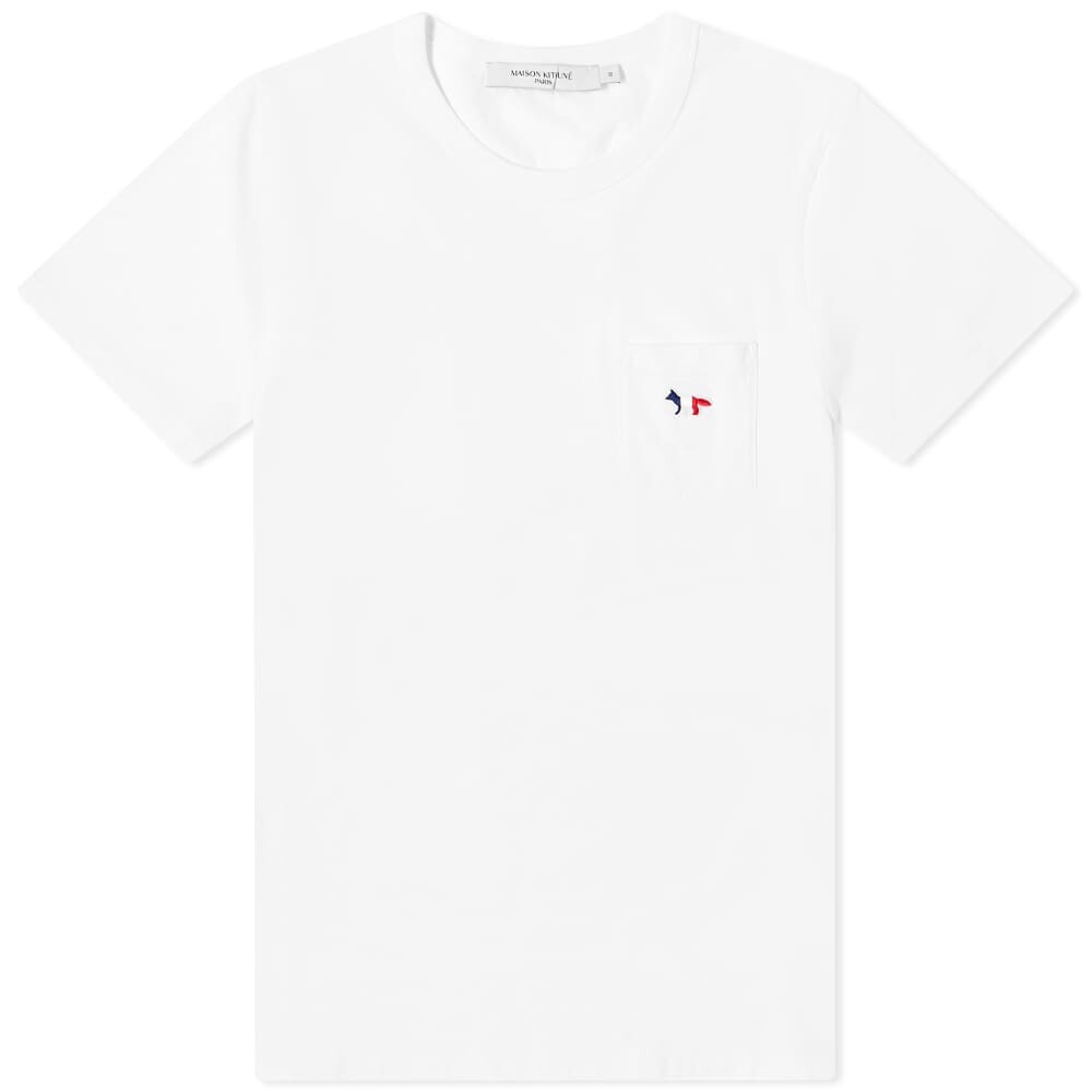 

Футболка Maison Kitsuné Tricolor Fox Patch Classic Pocket Tee