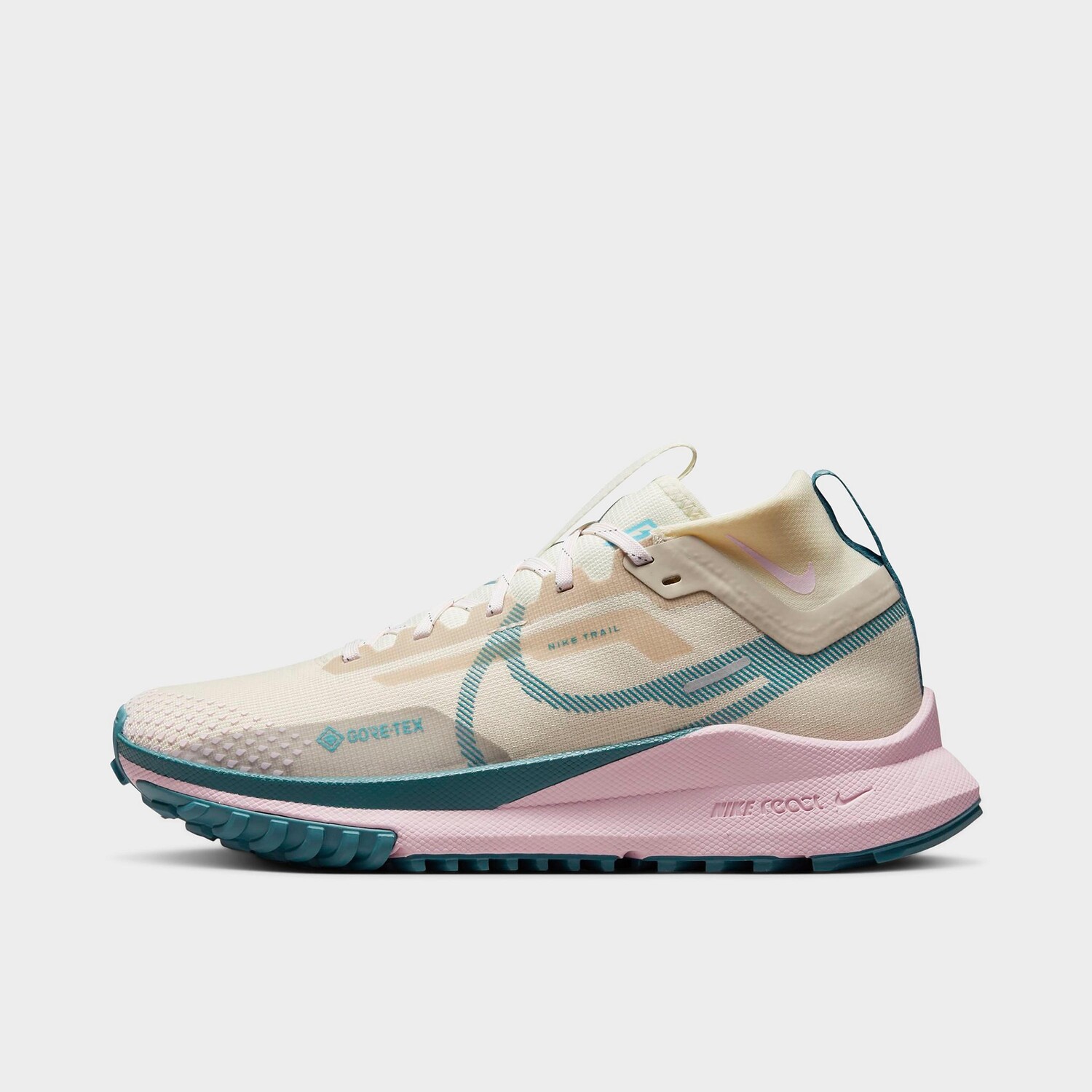 

Женские водонепроницаемые кроссовки Nike React Pegasus Trail 4 GORE-TEX для трейлраннинга, кремовый
