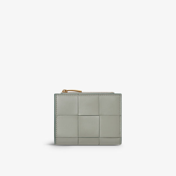 

Кожаный кошелек Bottega Veneta Bottega Veneta, цвет ag gr-al/aga g/al-g