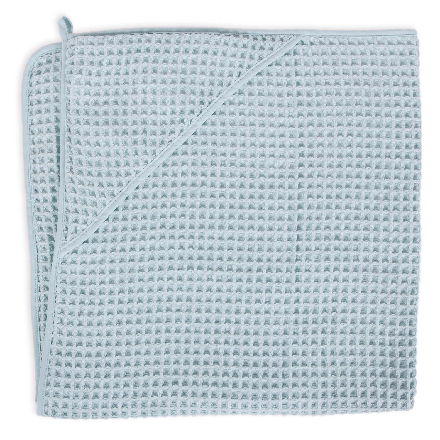 

Ceba Baby Basic полотенце детское 100x100 см Waffle Line Mist Blue, 1 шт.