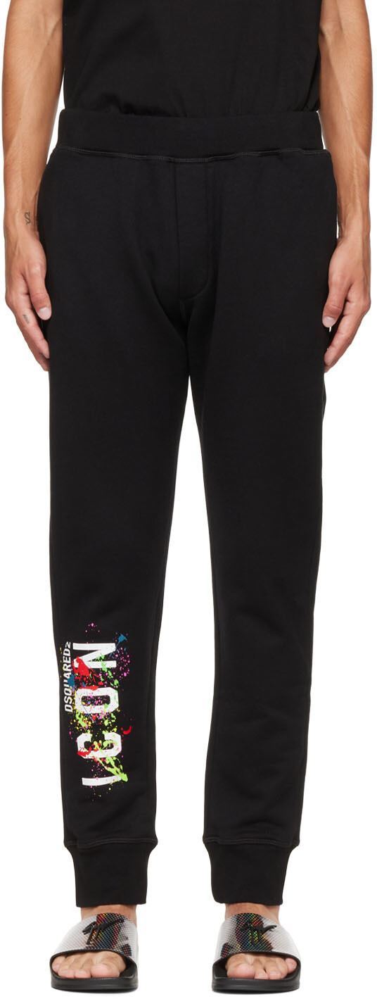 

Черные брюки для отдыха V-Icon Dsquared2