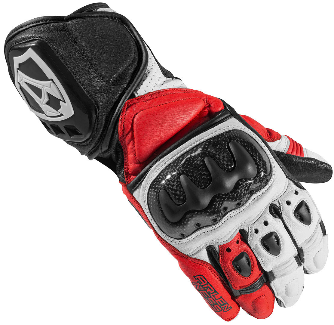 

Мотоциклетные перчатки Arlen Ness Sprint, черный/красный/белый
