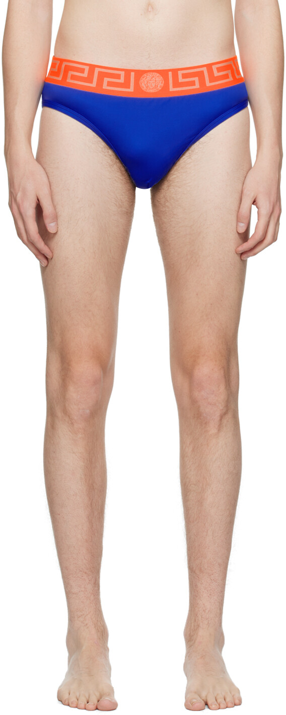 

Синие плавки Greca Versace Underwear