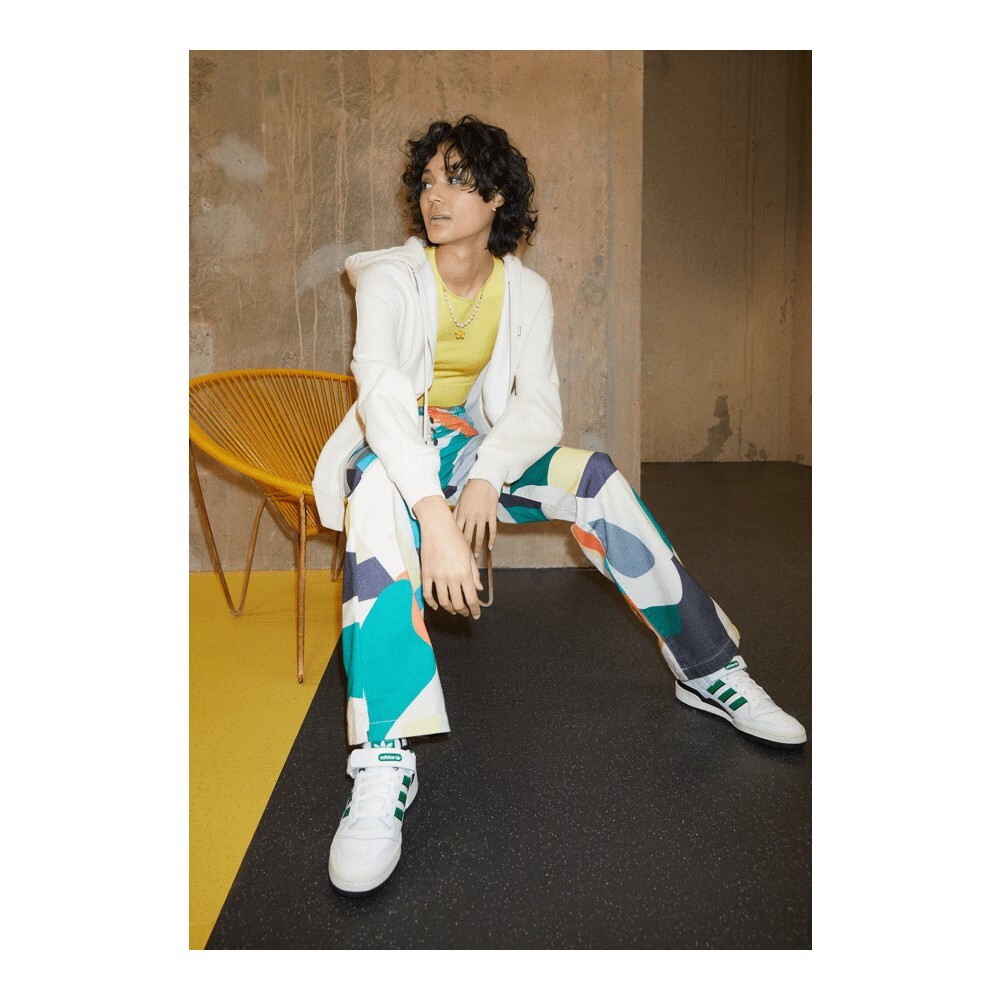 

Кроссовки Adidas Originals Forum, footwear white/green/core black