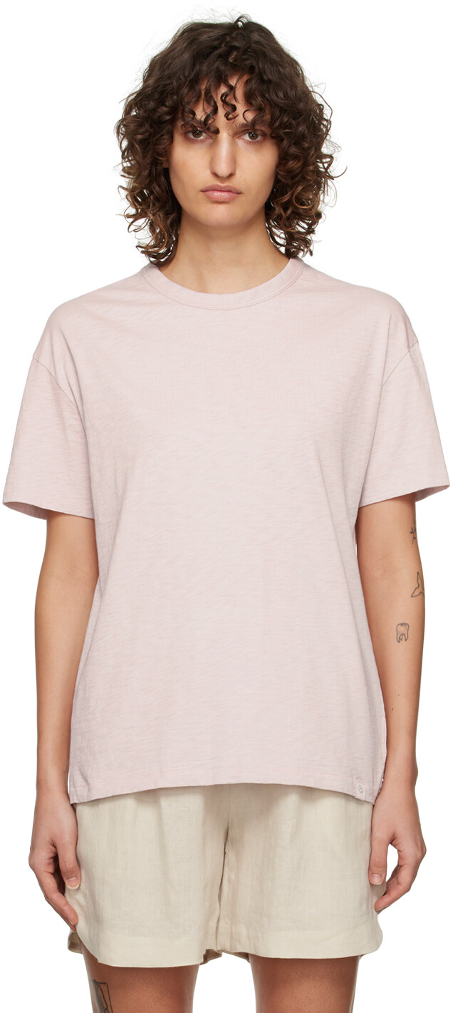 

Фиолетовая футболка бойфренда rag & bone, Фиолетовый