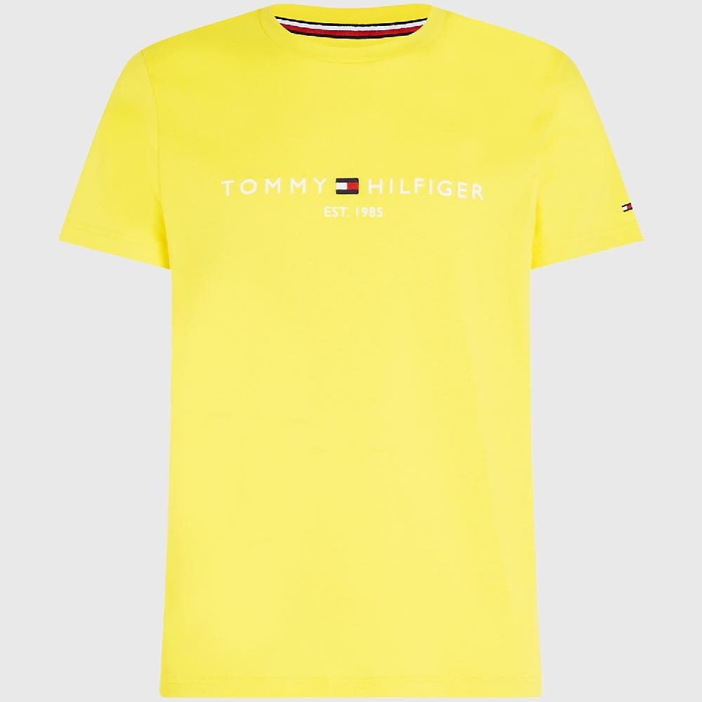 

Футболка Tommy Hilfiger Big And Tall Slim Fit Hilfiger Logo, желтый