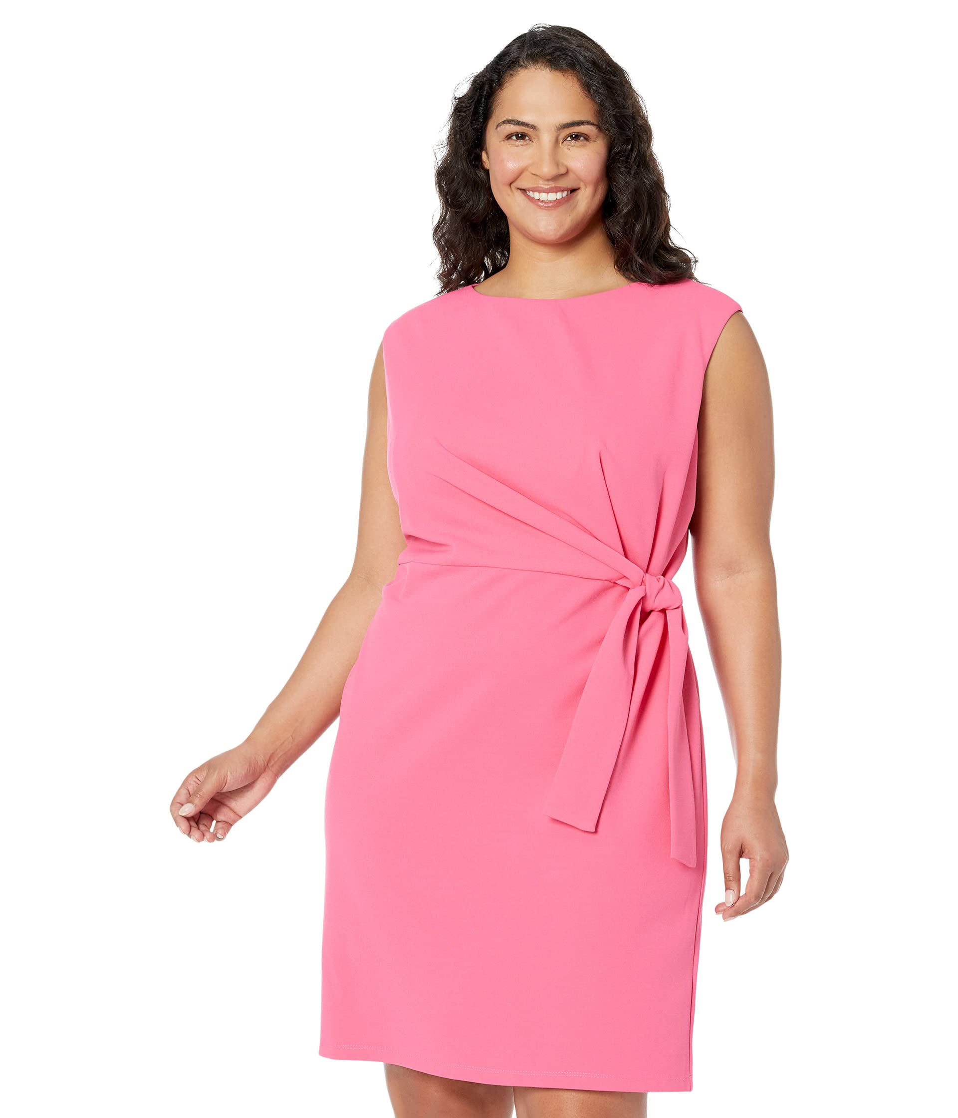 виниловая пластинка donna summer – crayons pink lp Платье Donna Morgan, Plus Size Mini Dress with Twist