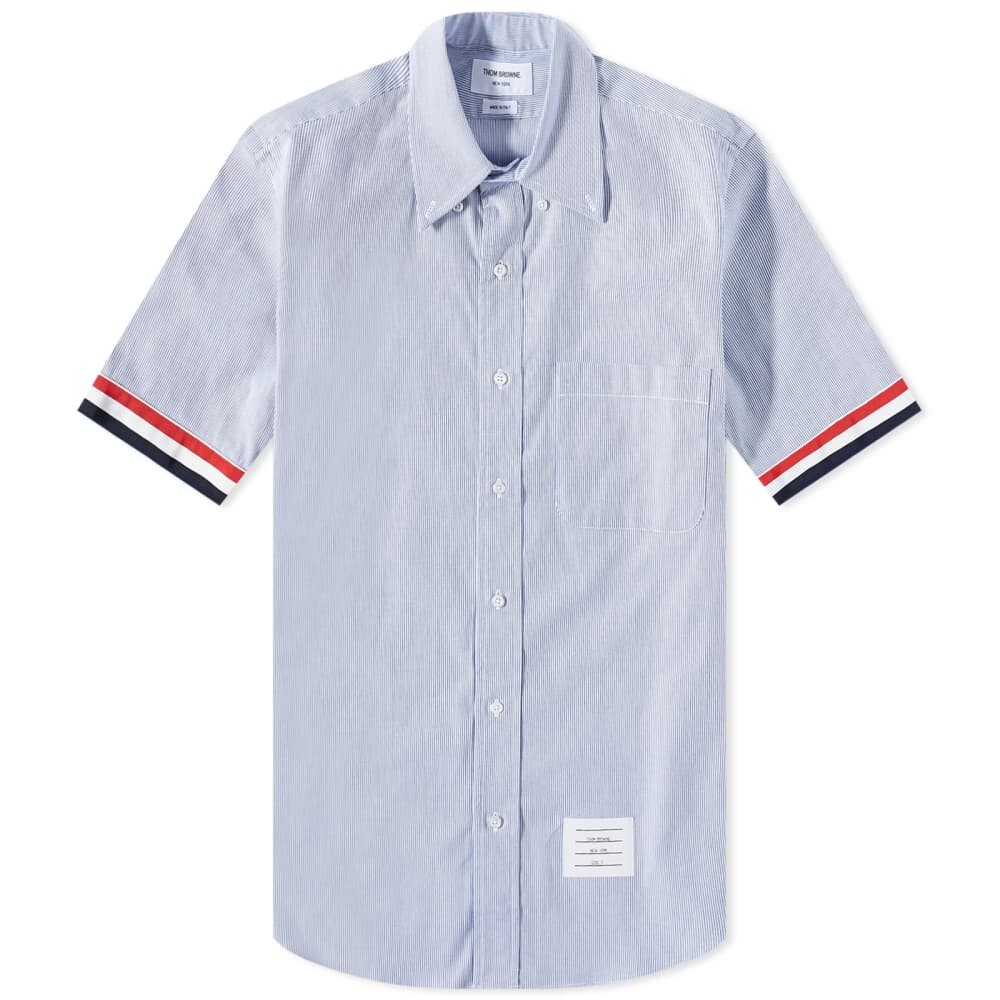

Рубашка Thom Browne Grosgrain Tricolor Short Sleeve Shirt