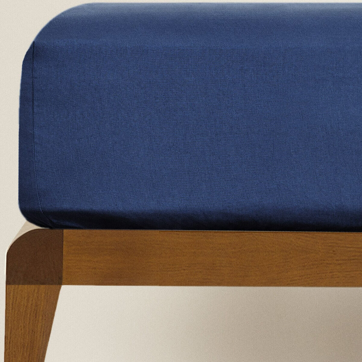 

Простыня Zara Home (140 GSM) Linen Fitted, синий