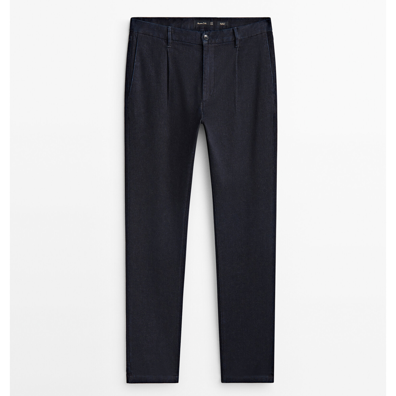 

Мужские джинсы Massimo Dutti Voluminous relaxed fit darted, индиго