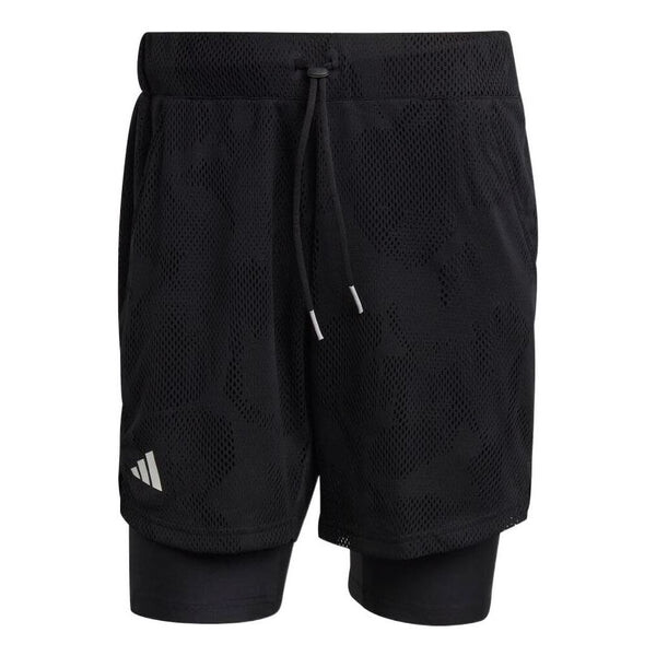 

Спортивные шорты Adidas Melbourne Tennis Two-in-one 7-Inch, черный