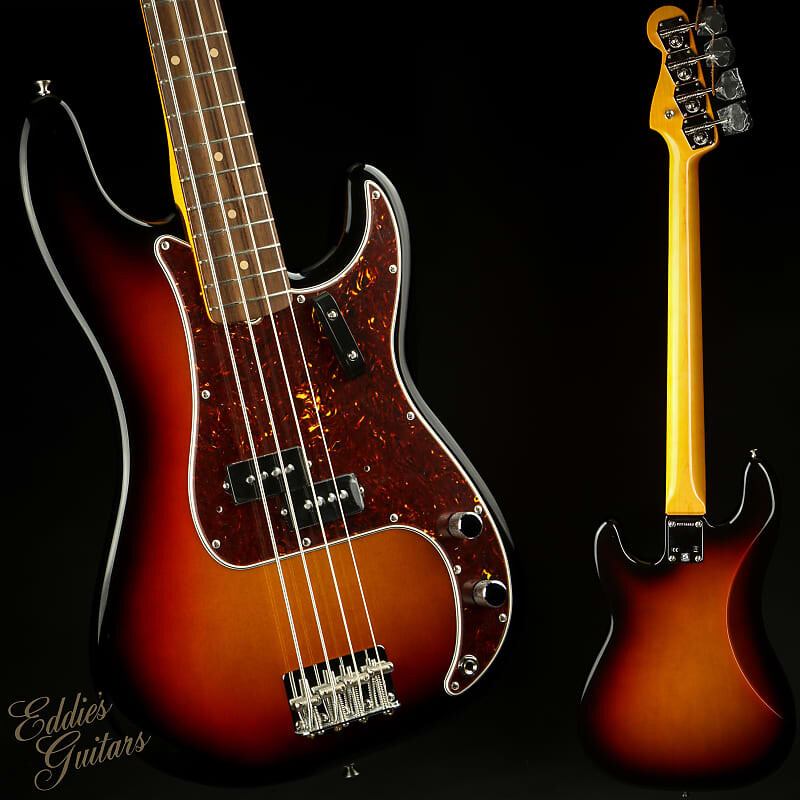 

Fender American Vintage II 1960 Precision Bass - 3-цветные солнечные лучи American Vintage II 1960 Precision Bass - 3- Color Sunburst
