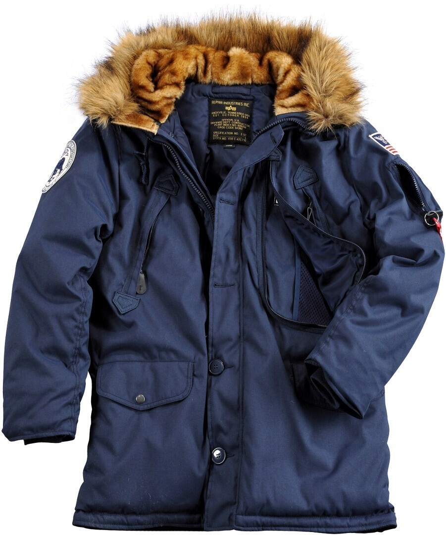

Куртка Alpha Industries Polar, темно-синяя