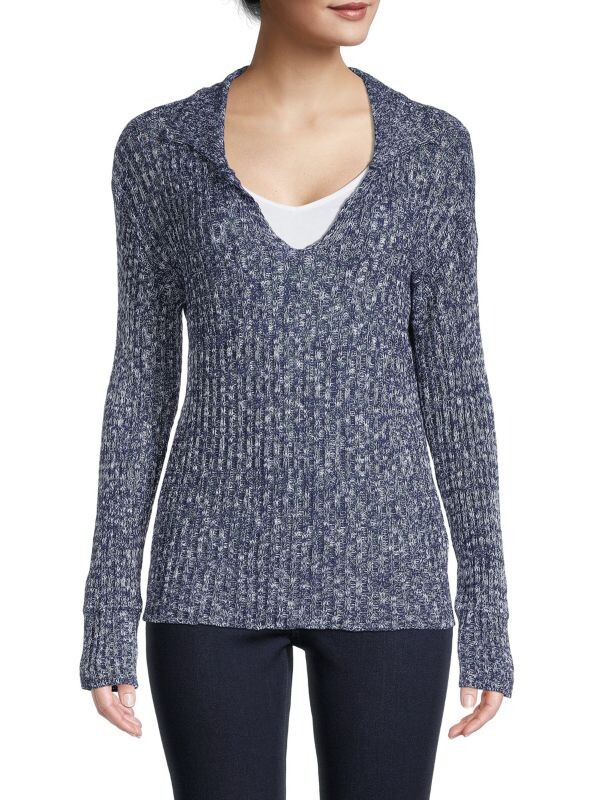 

Свитер sandcastle в рубчик Stitchdrop Navy heather